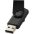 Rotate metallic USB stick 4GB zwart