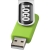 Rotate doming USB stick 2GB Lime/ Zilver