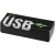 Square USB stick 2GB zilver/zwart