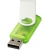 Rotate translucent USB stick 2GB groen