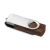 Turnwoodflash USB stick, houten behuizing     1GB beige