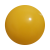 Plastic bal 22 cm - druk op 4 posities geel