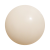 Plastic bal 22 cm - druk op 4 posities wit