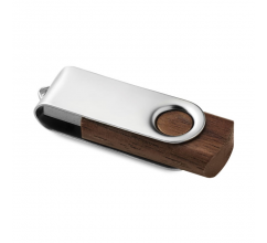 Turnwoodflash USB stick, houten behuizing     2GB bedrukken