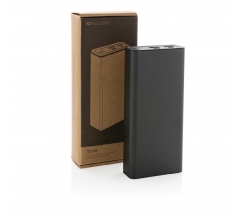 Terra RCS gerecyclede 20W aluminium powerbank 20.000 mAh bedrukken