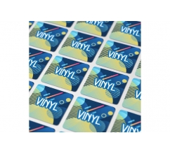 Vinyl Sticker Vierkant 25x25mm bedrukken